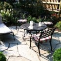 natural flagstone patio